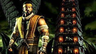 MKX Ninjutsu Hanzo Hasashi Scorpion Endless Klassic Tower Mortal Kombat X  No Commentary [upl. by Asirahc25]