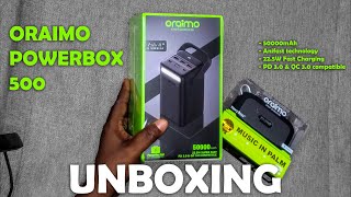 Unboxing a 50000mAh Powerbank by Oraimo [upl. by Cari98]