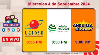 Lotería Nacional LEIDSA y Anguilla Lottery en Vivo 📺│Miércoles 4 de Septiembre 2024  855 PM [upl. by Gisella699]