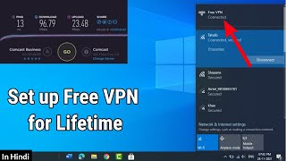 How to Set Up Free VPN in Windows 10 amp Windows 11 HindiUrdu [upl. by Ayinat965]