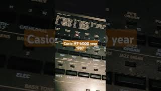 Casio ht6000 demo spb 2024 test 1987 year synthesizer [upl. by Nehr]