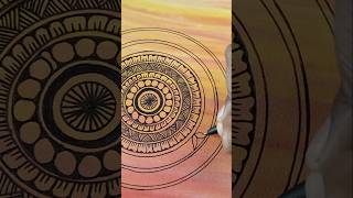 Mandala art Easy mandala art🎨shorts art mandalaart drawing painting [upl. by Atirb]