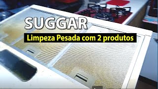 LIMPEZA PESADA DO SUGGAR COM 2 PRODUTOS QUE VOCÊ TEM EM CASA  COMO LIMPAR DEPURADOR DE AR [upl. by Babbie8]