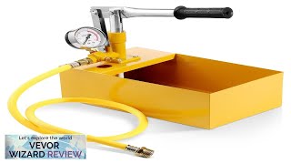 VEVOR Hydrostatic Test Pump Max 25 bar362 PSI Single Valve Hydraulic Manual Review [upl. by Ylenats]