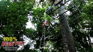 Canopy Tour 100 Aventura Monteverde [upl. by Rosie346]