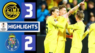 🟡FK BodøGlimt vs FC Porto 32 HIGHLIGHTS  Europa League [upl. by Ploss]