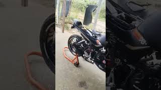 rubbing polish Suzuki Fiero modified bike [upl. by Aenea627]