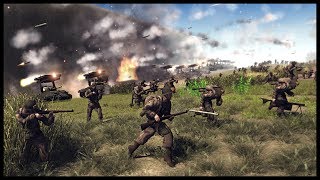 1560 ROCKETS British amp Soviet Combined Arms Fort Assault  Men of War RobZ Realism Mod Gameplay [upl. by Aikkan]