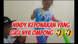 🔴 Nindy keponakan yang gigi nya ompong ‼️ 🤣🤣 [upl. by Cull]