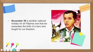 National Holidays in the Philippines [upl. by Damaris]