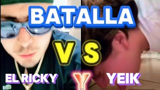 Ricky Leda Una palisa 🤪 A Yeik batalla oficial de tiktok 😱 [upl. by Atselec829]