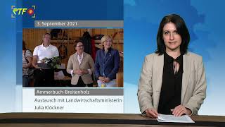 Landwirtschaftsministerin Klöckner bei Wahlkampfauftritt in AmmerbuchBreitenholz [upl. by Holloway]