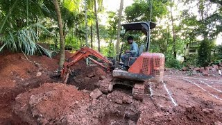 House Foundation Work Mini Hitatchi  Small Jcb Foundation Work [upl. by Eyoj]