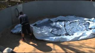 DIY Above Ground Pool Liner Installation in 25 Minutes [upl. by Nileak223]