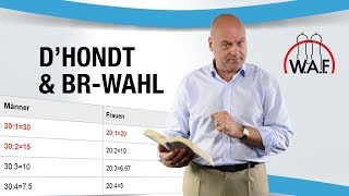 Betriebsratswahl amp dhondtsches Höchstzahlverfahren  Passt das zusammen  Betriebsrat Video [upl. by Anirb]