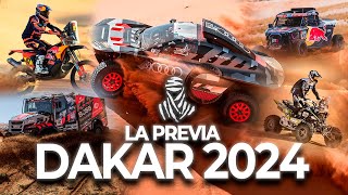 El RALLY DAKAR 2024  La PREVIA  PARTICIPANTES y RECORRIDO [upl. by Norb]