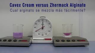 Cavex Cream vs Zhermack  Water Absorption ES [upl. by Benji]