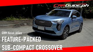 GWM Haval Jolion Feature Packed SubCompact Crossover  CarGuidePH [upl. by Ahsekan]