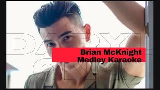 Daryl Ong  Brian McKnight medley Karaoke minus one instrumental [upl. by Akienom]