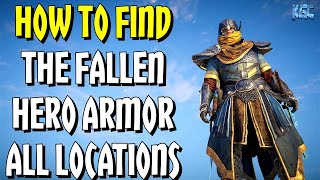 AC Valhalla  How to find the FALLEN HERO ARMOR SET  All Tombs of the Fallen Locations [upl. by Schaeffer]