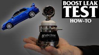 HOW TO Boost Leak Test Your Subaru WRX [upl. by Joselyn391]