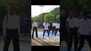 ROCKING PERFORMANCE 🔥🔥abidancetrendingdanceviralreelscollegedanceperformance chikinichameli [upl. by Hayyim]