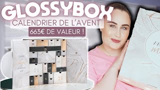 CALENDRIER DE LAVENT 2023 GLOSSYBOX  LE MEILLEUR [upl. by Dorelia27]