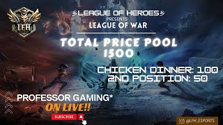 LFH  League of War  Week 2 Day 2  Scrims bgmi pubgmobile gaming [upl. by Bernarr]