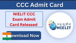 NIELIT CCC November Exam Admit Card Released Download The Admit Card [upl. by Burwell]