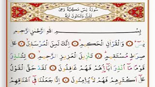 Surah Yasin  Saad Al Ghamdi surah yasin with Tajweed [upl. by Diskson972]