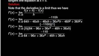 The Derivative of a homographic function [upl. by Hoang]