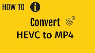 How to FIX HEVC FILES Convert HEVC to MP4 H264 [upl. by Naimerej64]