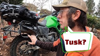 Tusk Excursion Rackless Luggage Review on a KLR 650s [upl. by Soma]