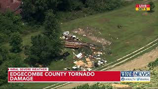 Sky 5 surveys damage day after EF3 tornado [upl. by Athene]