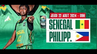 SENEGAL  PHILIPPINES  DIRECT TOURNOI PRÉQUALIFICATION MONDIAL FÉMININ 2026 [upl. by Ahsilak446]