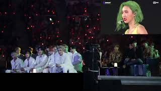 FULL REACTION BTS TXT ATEEZ reaction to MAMAMOO x JYP at MAMA 2019 [upl. by Kiel858]