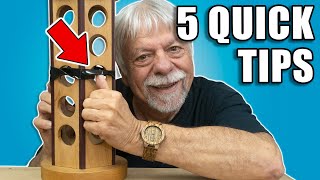 5 Quick Woodworking Tips You Wont Believe Youre Not Doing Already [upl. by Adnorrahs]