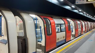 London Underground Northern Line  Very short journey  Nine Elms to Battersea Power station [upl. by Asillem]