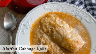 Stuffed Cabbage Rolls Recipe  EASY Stepbystep Recipe [upl. by Ahsratal540]