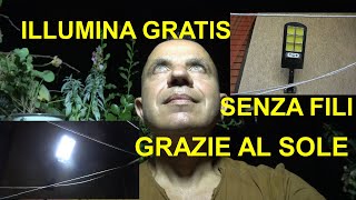 La potentissima lampada senza fili né ingombri che illumina gratis ogni notte [upl. by Yelnoc]