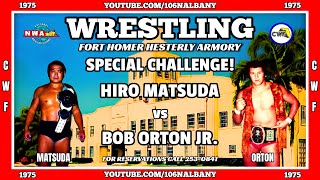 Hiro Matsuda vs Bob Orton Jr June 3rd 1975 Championship Wrestling From Florida [upl. by Perlis28]