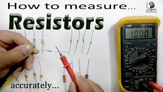 How to measure Resistance with Digital Multimeter  Multimeter tutorial [upl. by Merilee]