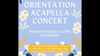 Hamilton College Orientation Concert Fall 2024 [upl. by Anassor992]