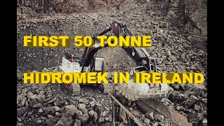 WATCH THE FIRST 50 TONNE HIDROMEK IN IRELAND [upl. by Stephania791]