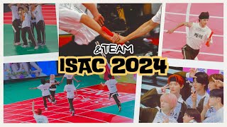 ampTEAM 앤팀 at ISAC 아육대 2024  Hyung Line 400m Relay Race win  YuMaki Reaction Fancams [upl. by Filide735]