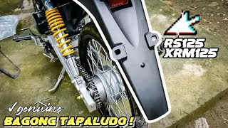 Genuine Rear Fender Install  Rs 125  Xrm 125  ZAFER [upl. by Gilliam777]