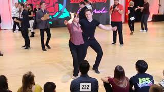 Maxwell Libbrecht and Chantelle Pianetta AllAmerican JnJ Rose City Swing 2018 [upl. by Novej]