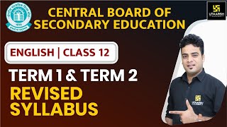 CBSE Board Term Wise Syllabus 202122  Class 12th English  Revised Syllabus Complete Details [upl. by Lehcyar541]