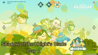 Swordsman Simple and Solid  Score 11700  Shadow of the Knights Blade Day 1  Genshin Impact [upl. by Pritchard]