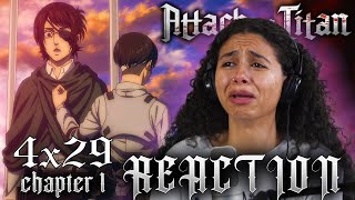 Attack on Titan S4 Part 3 Ch 1 REACTION [upl. by Gow]